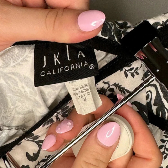 Vintage JKLA California A-Line Skirt Elastic Waist w/Side zipper - Picture 11 of 14